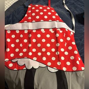Williams Sonoma Mickey and Minnie Red  Aprons